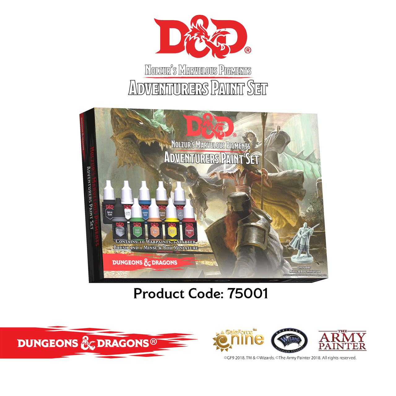 Adventurers Paint Set